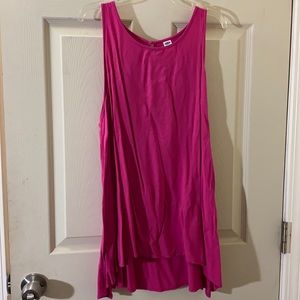 Sleeves hot pink shirt